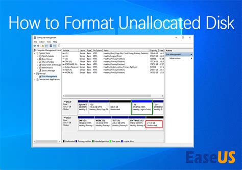 unallocated partition windows 10|how to locate unallocated partition.